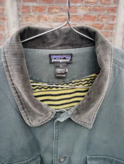 Chaqueta de algodón Patagonia verde talla L - miniatura 3