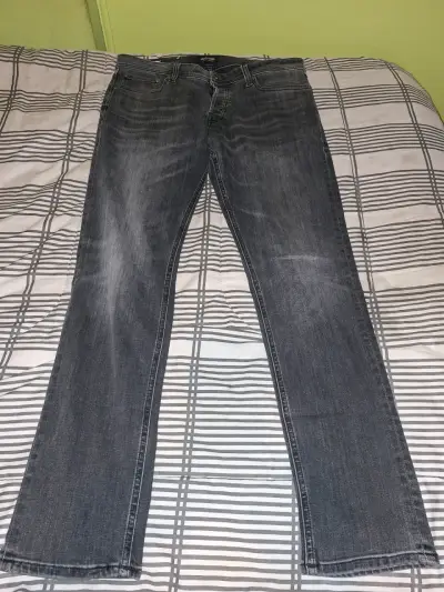 Jeans grises Jack & Jones para hombre - miniatura 3
