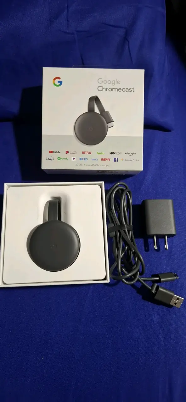 Google Chromecast con caja original - 2