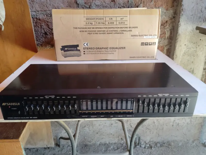 Ecualizador Gráfico Estéreo Sansui SE-4200 - 3
