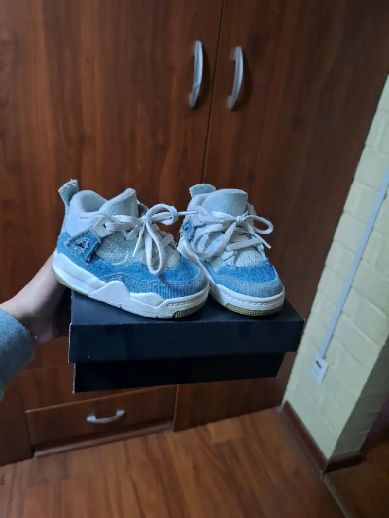 Zapatillas jordan numero 21 color azul y blanc - 1
