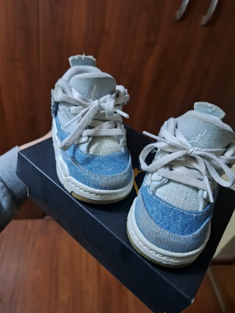 Zapatillas jordan numero 21 color azul y blanc - 2