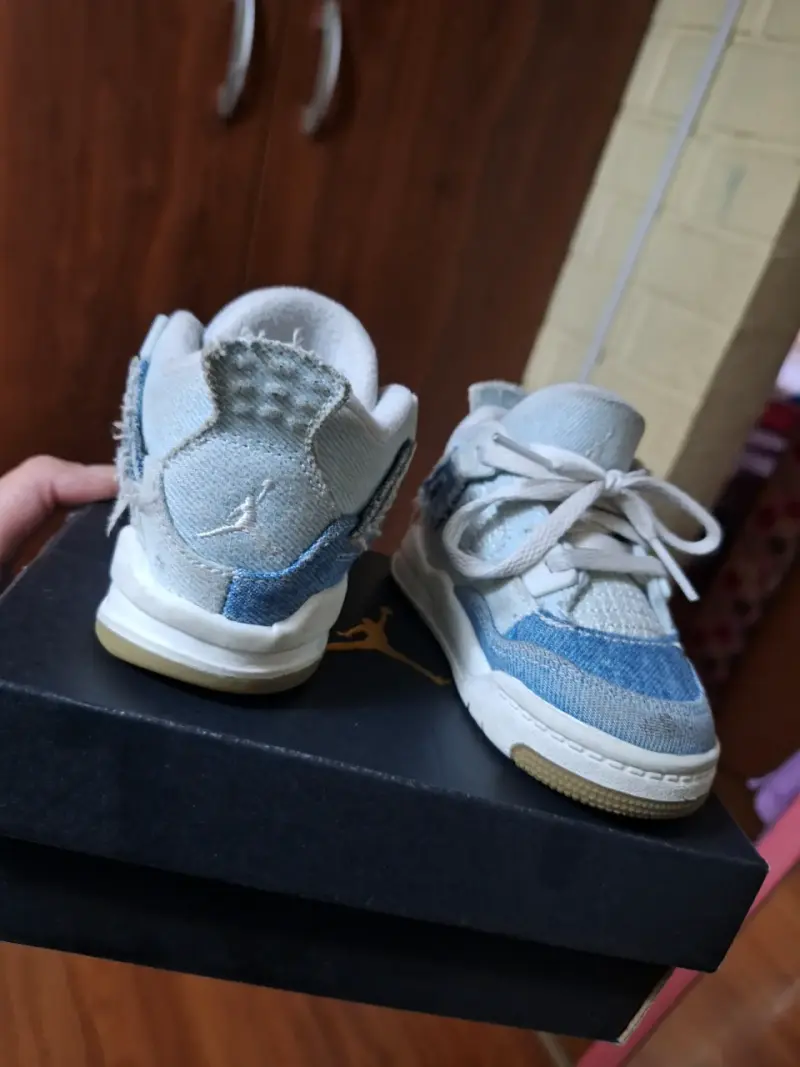 Zapatillas jordan numero 21 color azul y blanc - 3