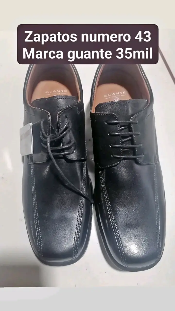 Zapatos formales negros Guante talla 43
