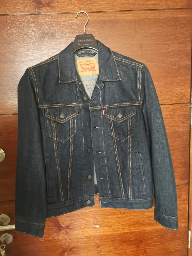 Chaqueta mezclilla levis hombre talla S - 1