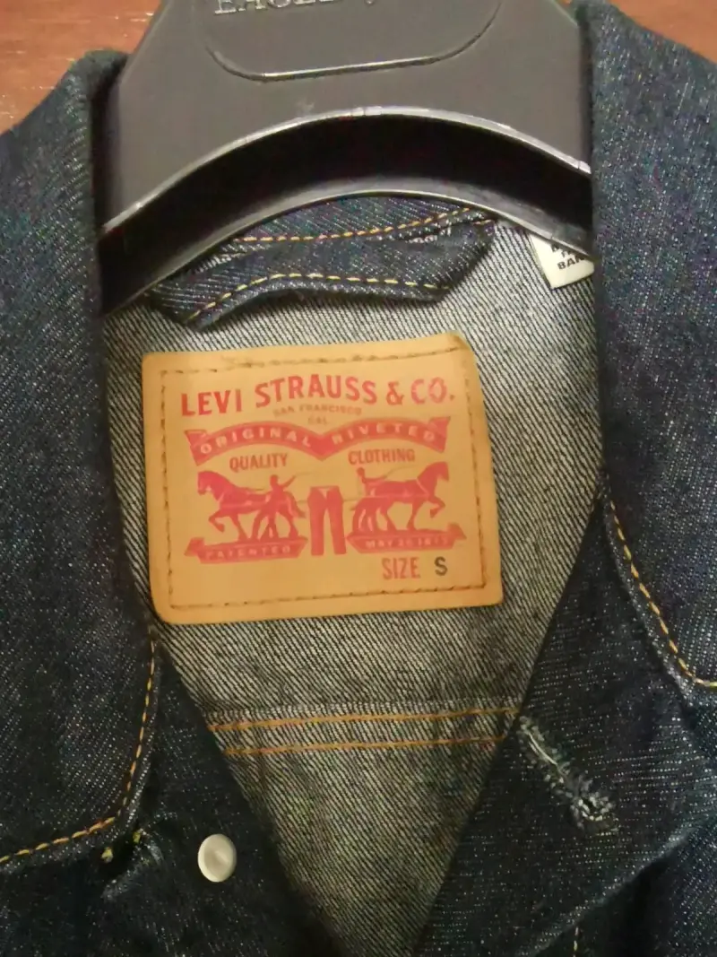 Chaqueta mezclilla levis hombre talla S - 4