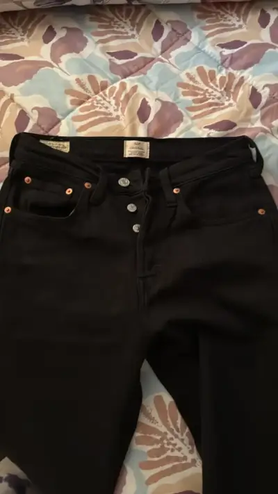 Jeans Levi's 501 Original Negro premium  talla 38 - miniatura 2
