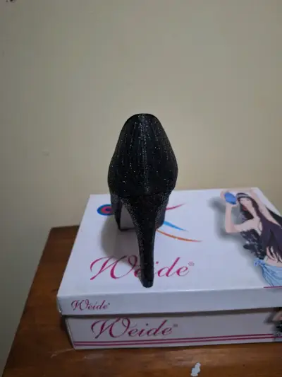 Zapatos de Tacón Alto Negros Weide Talla 38 - miniatura 3