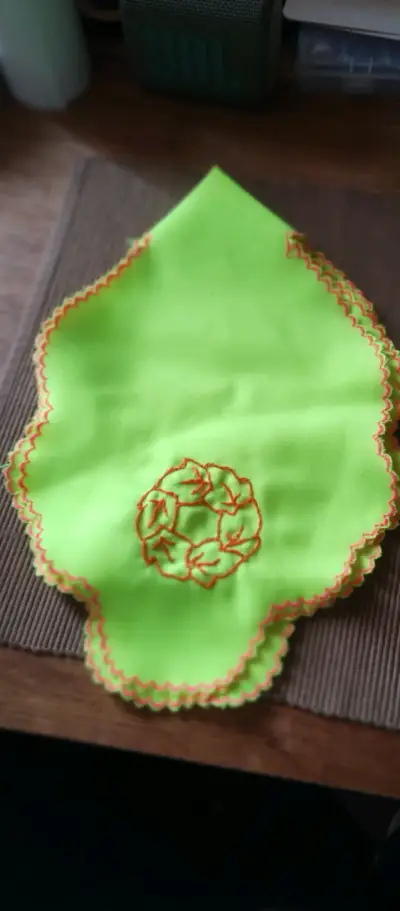 Set de esconeras para el pan bordadas multicolor - miniatura 1