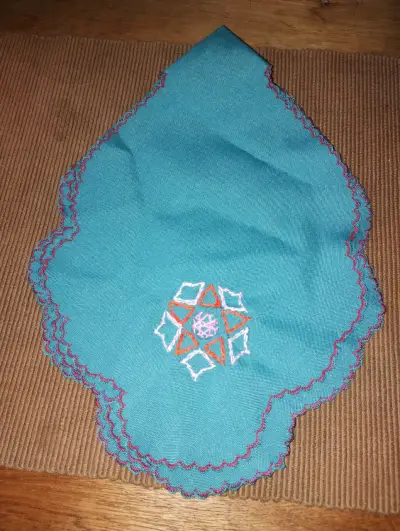Set de esconeras para el pan bordadas multicolor - miniatura 4