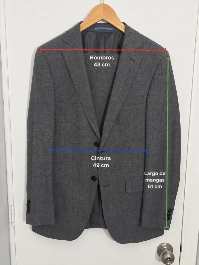 Ambo gris Trial para hombre en buen estado - 1
