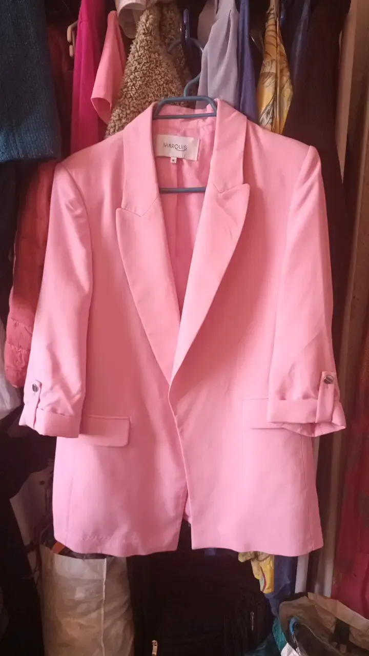 Blazer rosa para mujer Marquis
