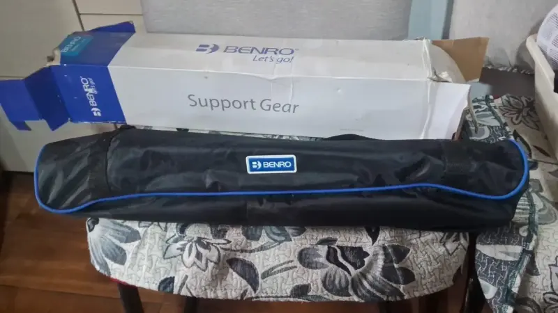 Trípode Benro T600EX con Estuche - 1
