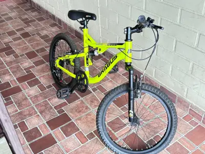 Bicicleta Brabus Stone RS2000 verde con suspensión - miniatura 1