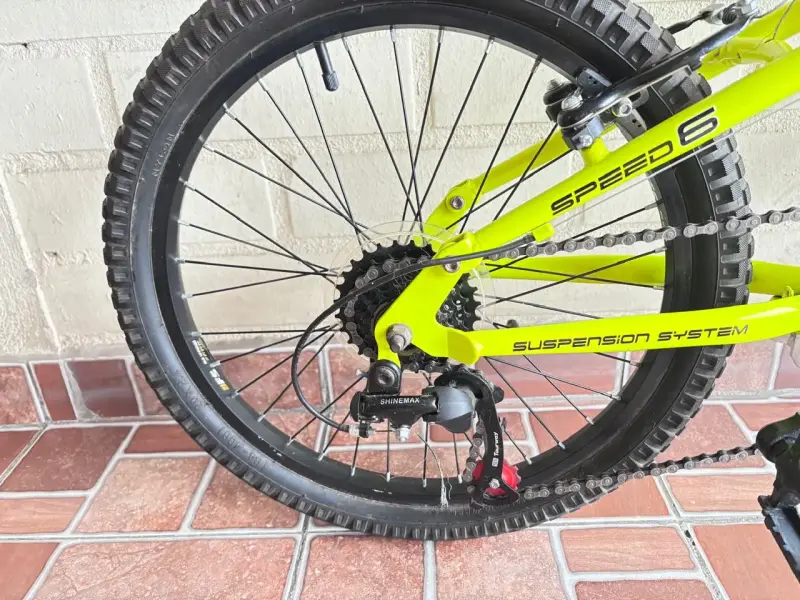 Bicicleta Brabus Stone RS2000 verde con suspensión - 2