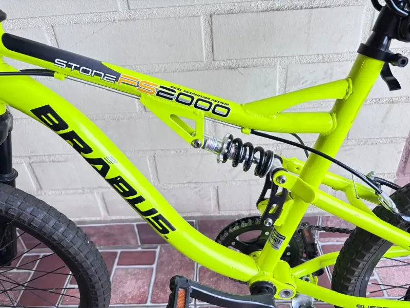 Bicicleta Brabus Stone RS2000 verde con suspensión - 3