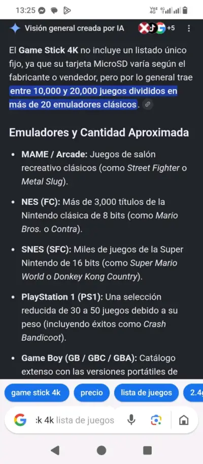 Control inalámbrico con Game Stick 4K - miniatura 4