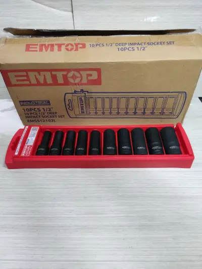 Juego de dados largos de impacto EMTOP 1/2' - miniatura 2