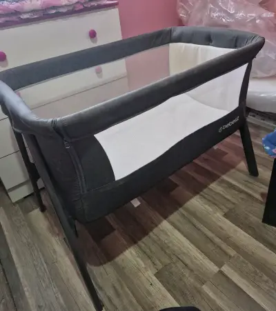 Cuna colecho Bebesit gris para bebé - miniatura 1