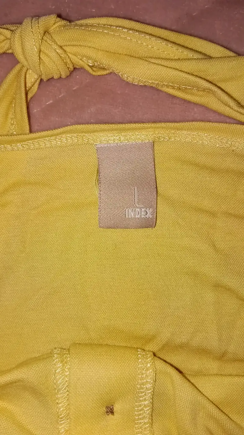 Top amarillo con tirantes para mujer - 2
