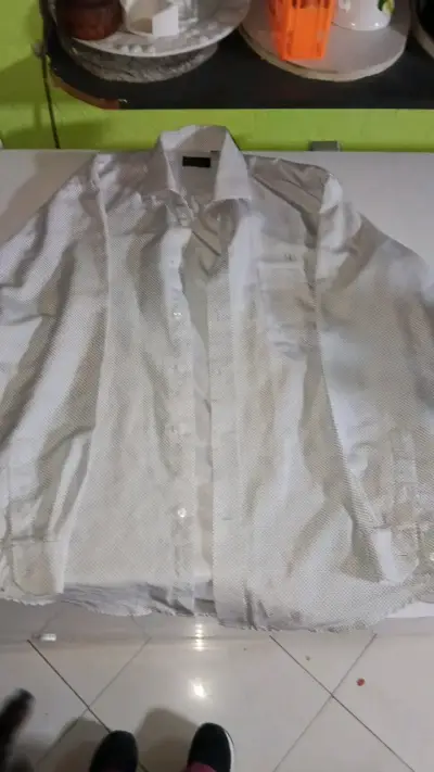 Camisa formal blanca para hombre talla 16 1/2 - miniatura 1
