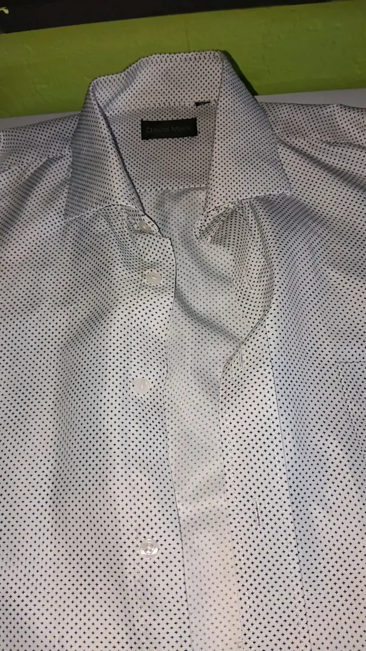 Camisa formal blanca para hombre talla 16 1/2 - 3
