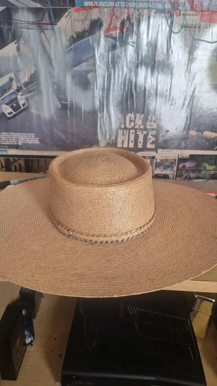 Sombrero de paja estilo huaso chileno - 2
