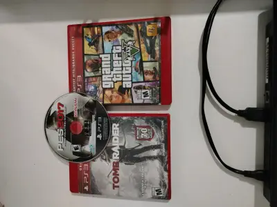PS3 Super Slim + HEN + 3 Mandos + Juegos Fis y Dig - miniatura 3