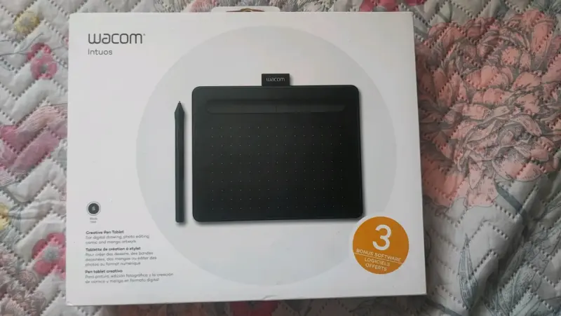 Tableta Gráfica Wacom Intuos Negra con Lápiz