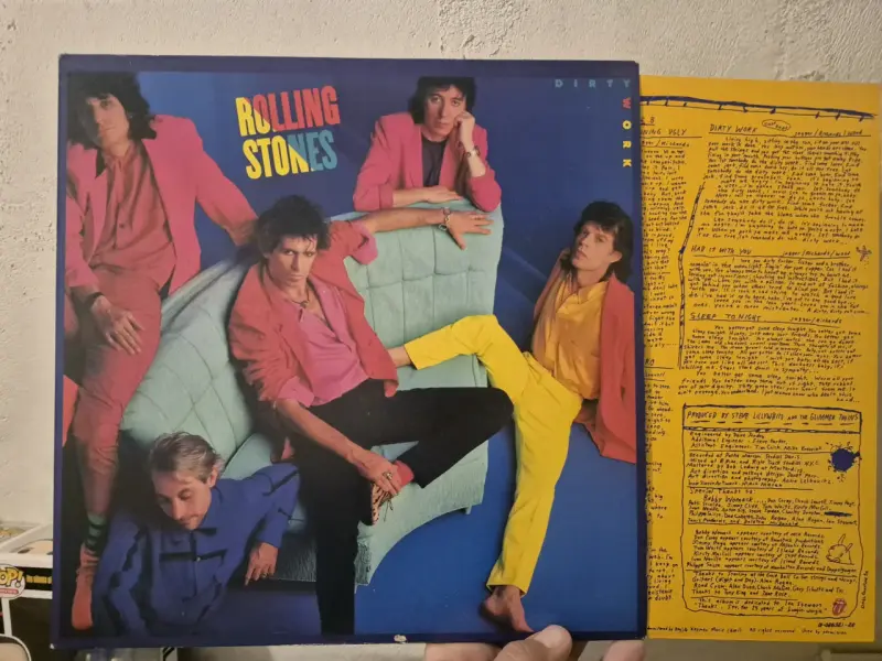 Vinilo Rolling Stones Dirty Work Edición Original
