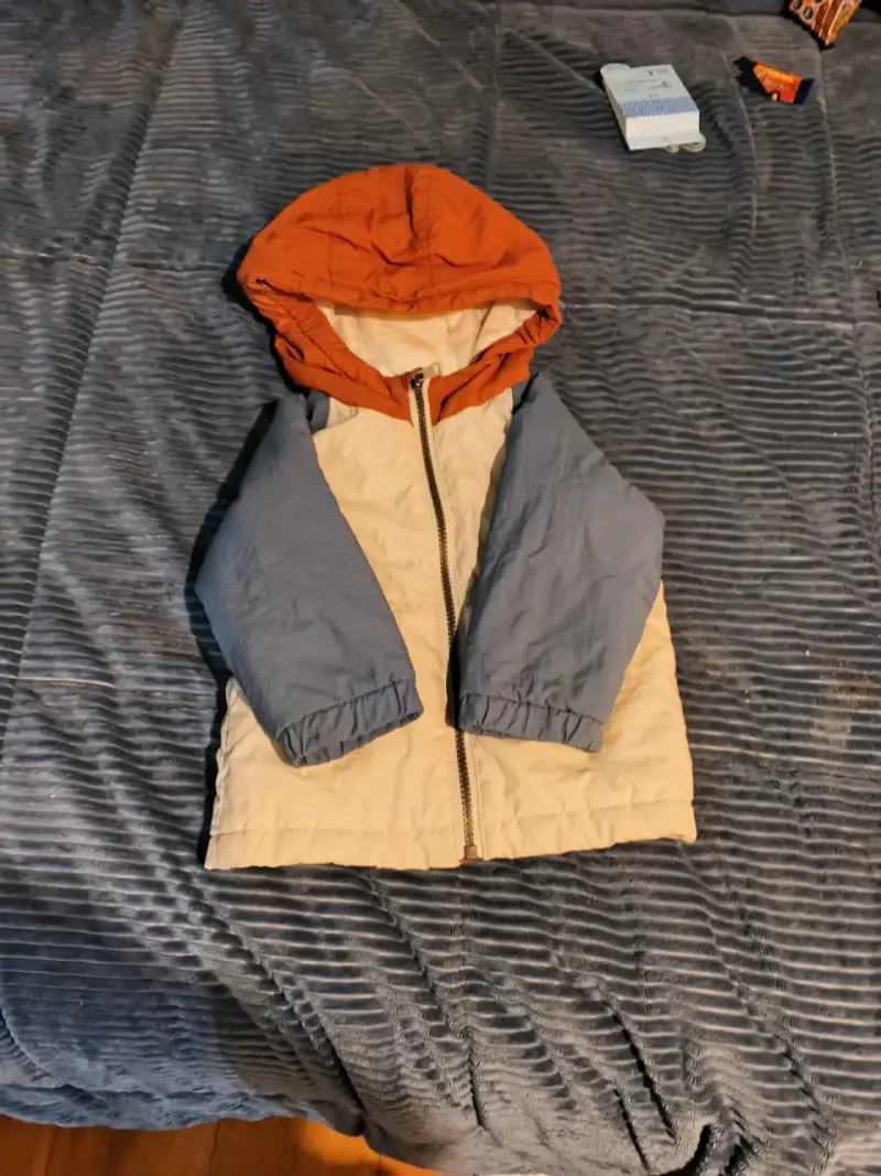 Chaqueta impermeable azul para niños Columbia - 2