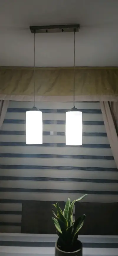 Lámpara colgante doble moderna - miniatura 1