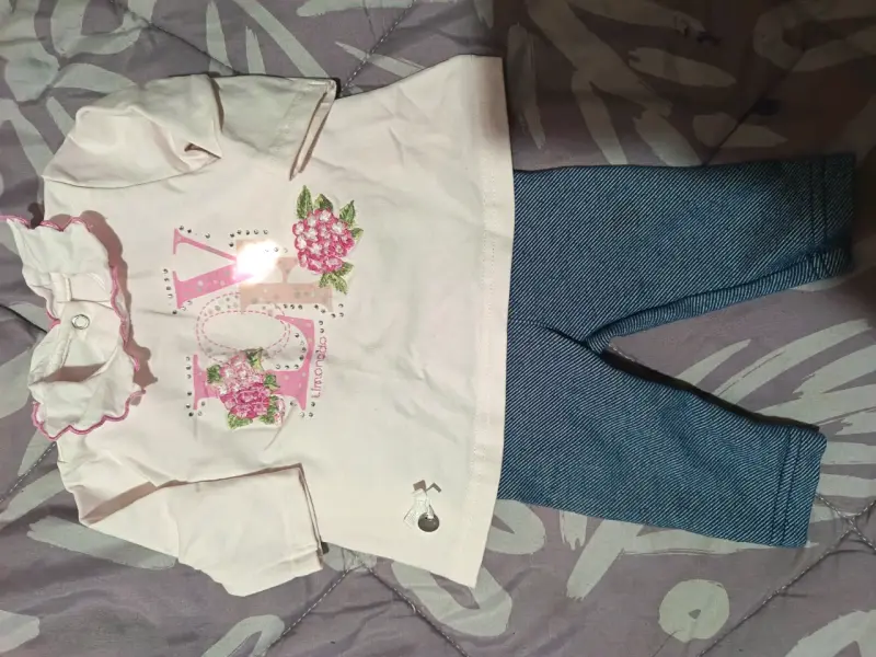Conjunto de ropa para bebé con estampado de animales - 2