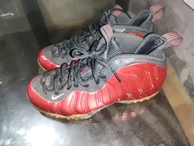Zapatillas deportivas Nike Foamposite rojas - miniatura 2
