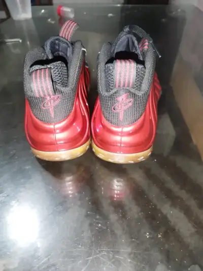 Zapatillas deportivas Nike Foamposite rojas - miniatura 3