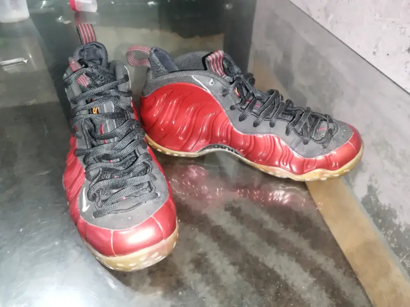 Zapatillas deportivas Nike Foamposite rojas - 4