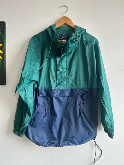 Cortaviento verde y azul Weathervane talla S - miniatura 3