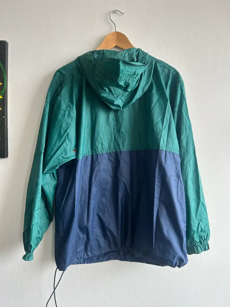 Cortaviento verde y azul Weathervane talla S - 4