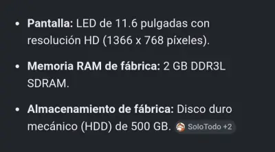 Laptop Acer Aspire E3-112 Para desarme completo - miniatura 3