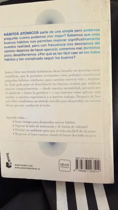 Libro Hábitos Atómicos de James Clear - miniatura 2