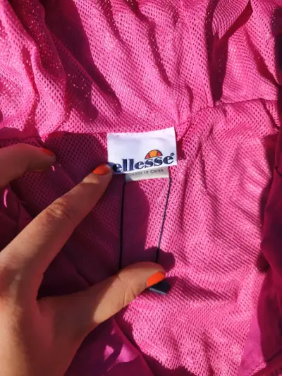 Chaqueta cortaviento fucsia Ellesse 💗 - miniatura 4