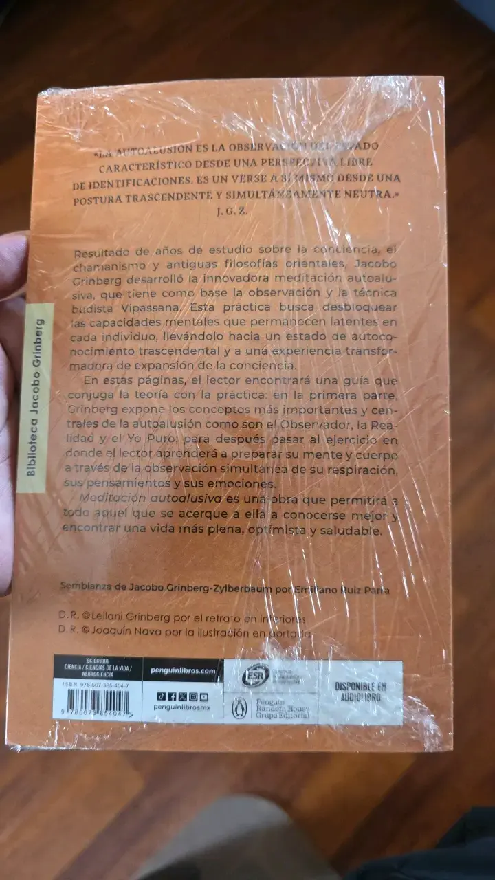 Libro Meditación Autoalusiva de Jacobo Grinberg-Zylberbaum - 2