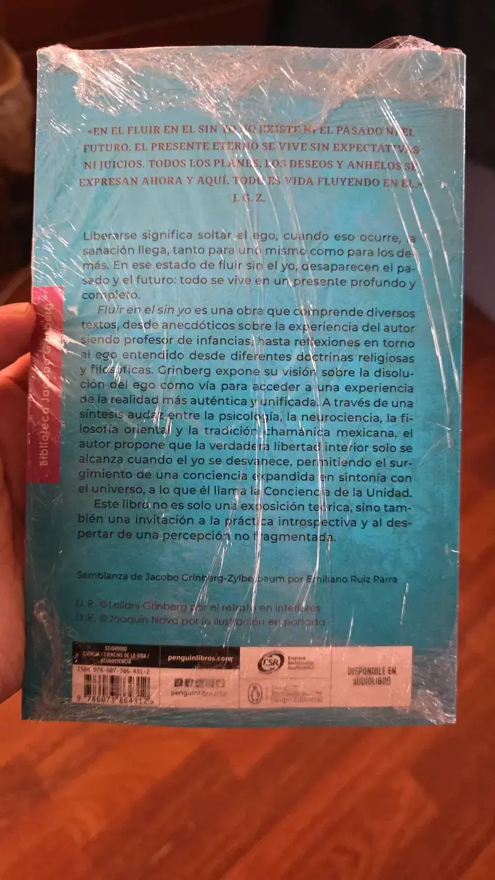 Libro Fluir en el Sin Yo de Jacobo Grinberg-Zylberbaum - 2