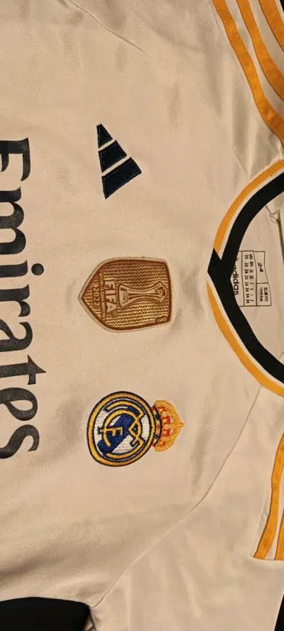 Camiseta Niño Real Madrid Adidas Blanca Talla 12 - miniatura 2