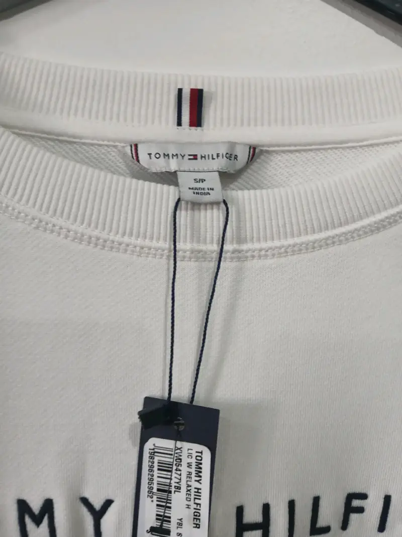 Vestido sudadera Tommy Hilfiger blanco - 2