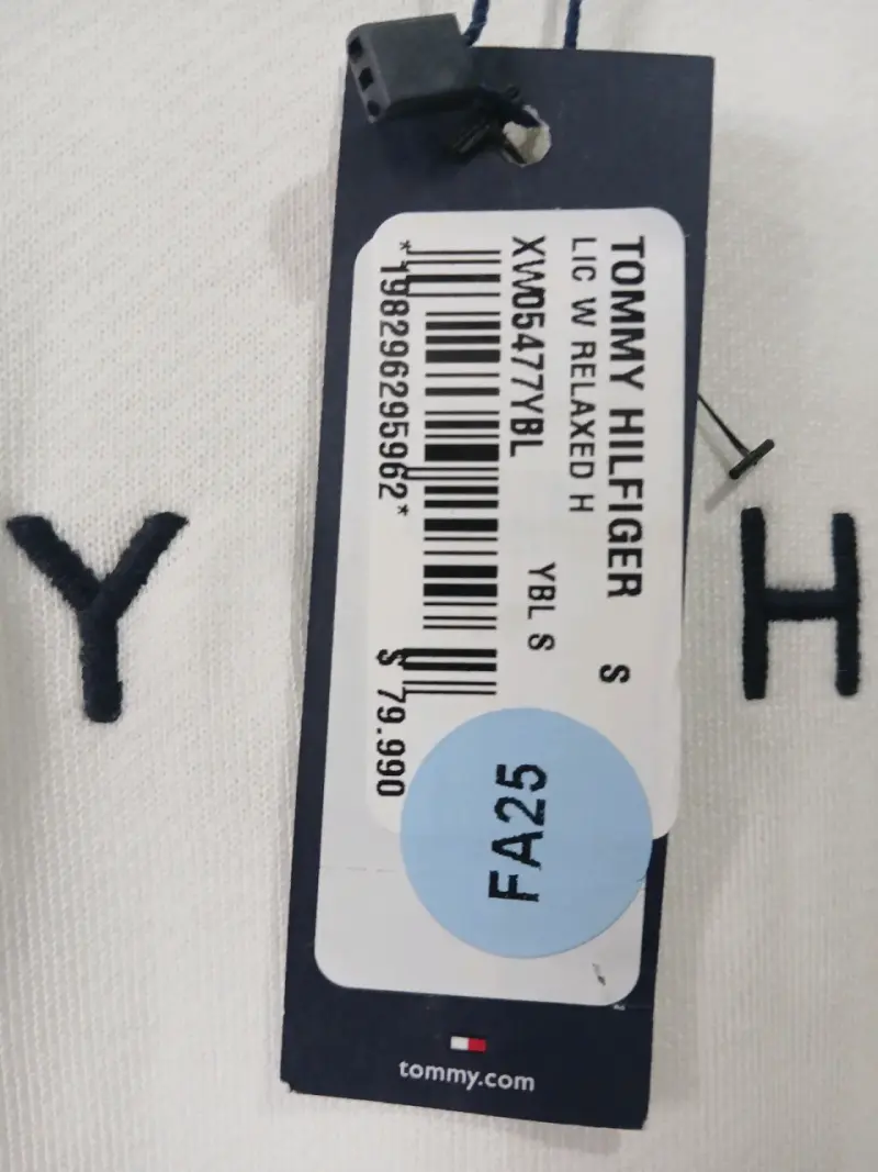 Vestido sudadera Tommy Hilfiger blanco - 3