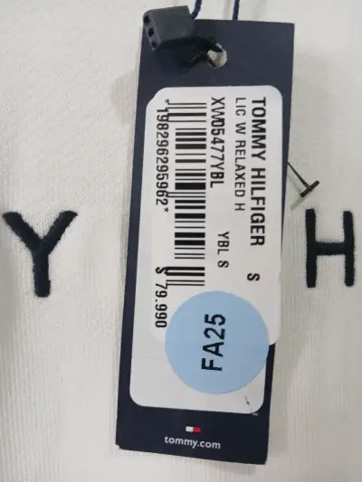 Vestido sudadera Tommy Hilfiger blanco - miniatura 3