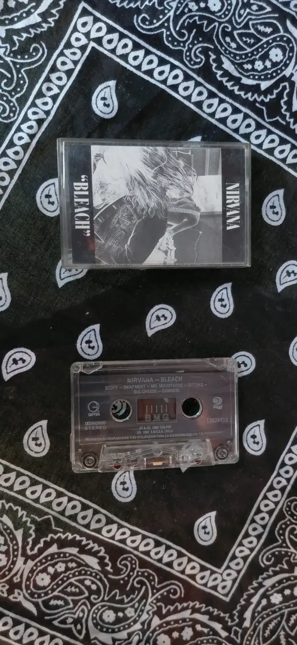 Cassette Nirvana - Bleach (Original Chile 1992) - 2