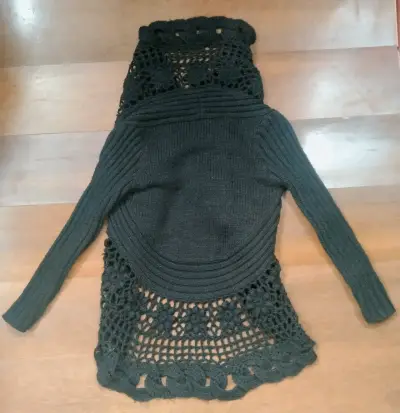 Cárdigan Chaleco Largo De Mujer (Talla L) - miniatura 3