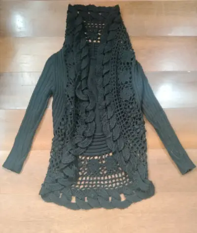 Cárdigan Chaleco Largo De Mujer (Talla L) - miniatura 5